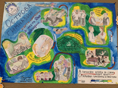 Творческие работы гимназистов ко Дню рождения гимназии